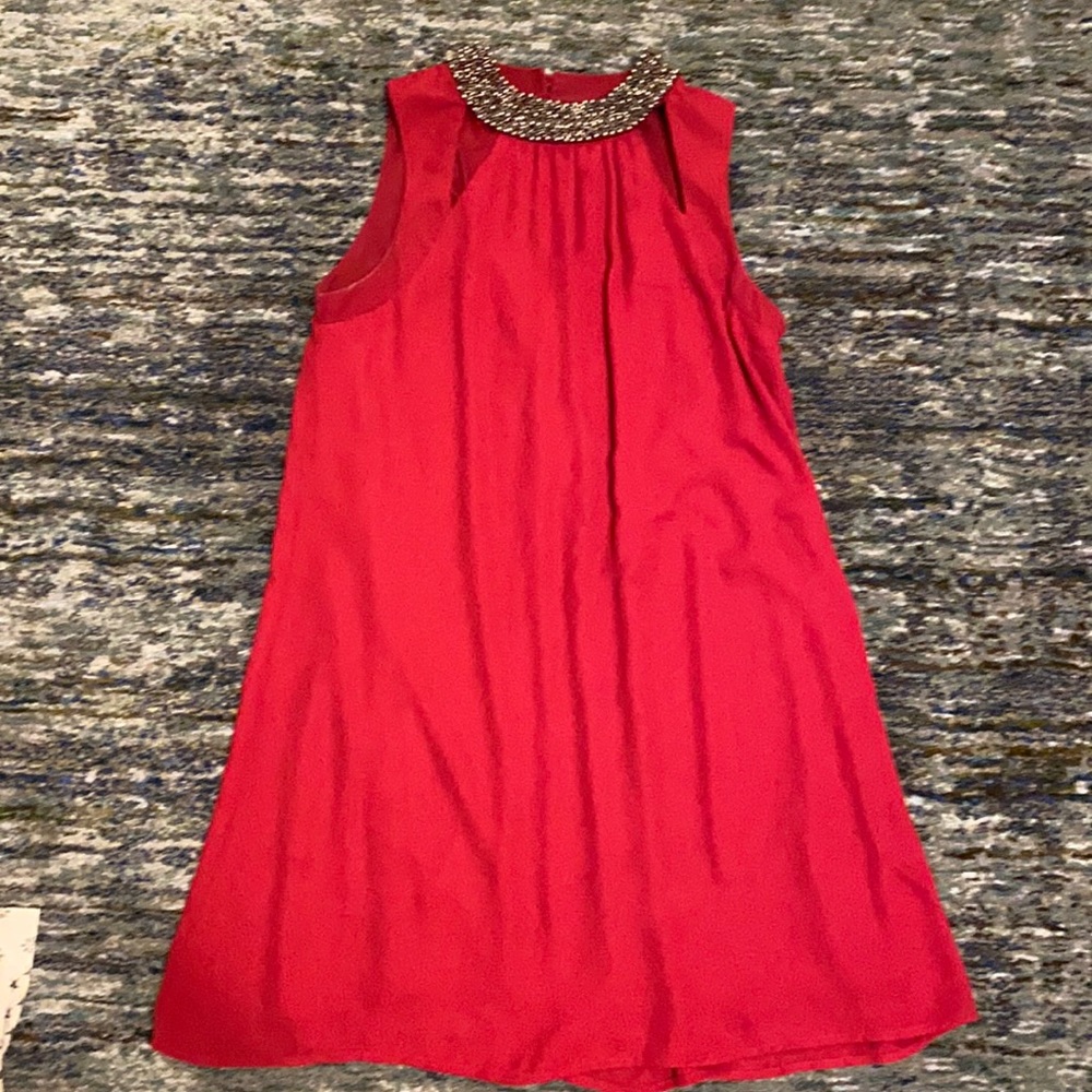 Splendid Red Halter Dress Size S